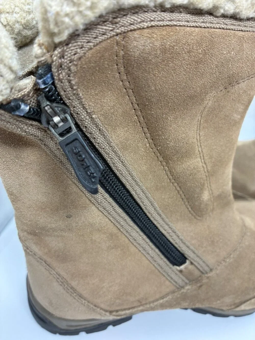 Sorel Waterfall Womens Boots 6.5 Brown Suede Waterproof Thinsulate Winter Snow